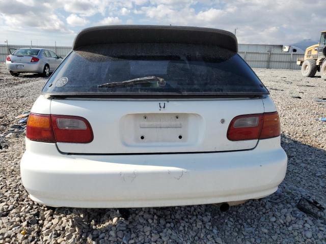 2HGEH2467PH523256 - 1993 HONDA CIVIC DX WHITE photo 6