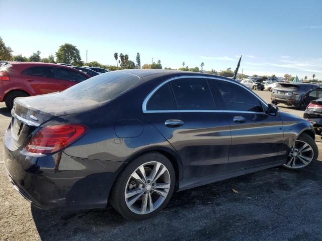 55SWF4JB0HU186604 - 2017 MERCEDES-BENZ C 300 BLUE photo 3