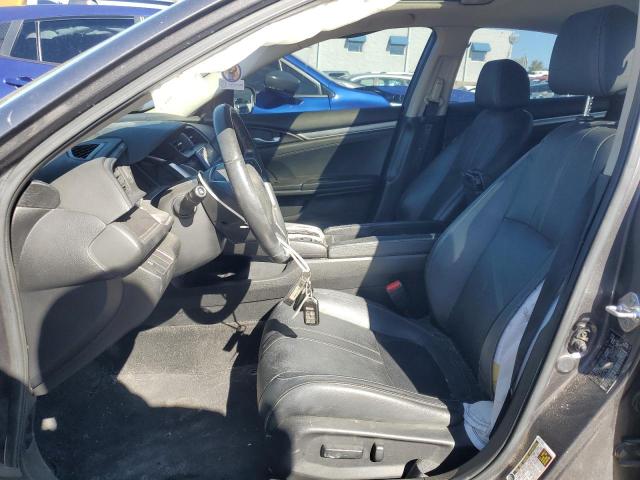 JHMFC1F75JX033918 - 2018 HONDA CIVIC EXL ნაცრისფერი ფოტო 7