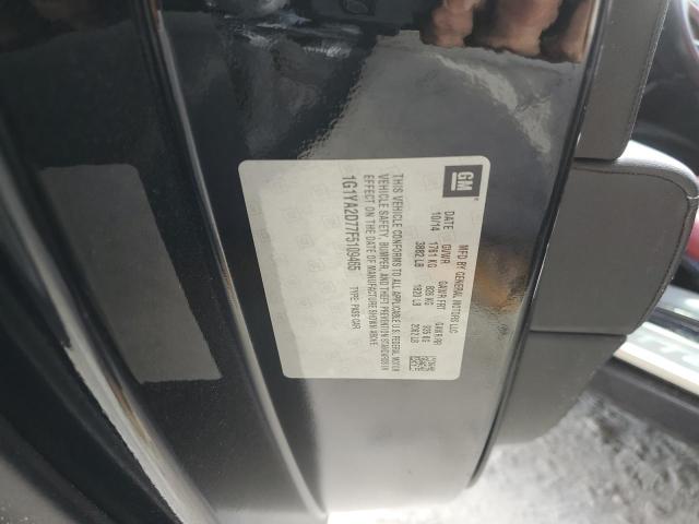 1G1YA2D77F5109465 - 2015 CHEVROLET CORVETTE STINGRAY 1LT BLACK photo 13