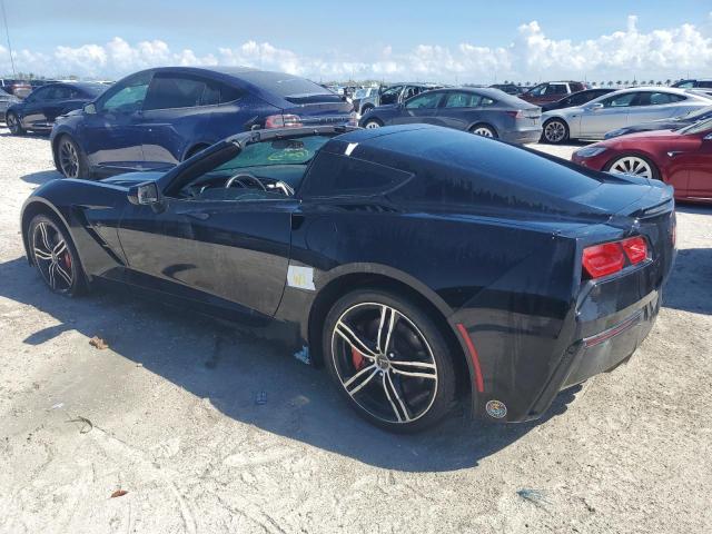 1G1YA2D77F5109465 - 2015 CHEVROLET CORVETTE STINGRAY 1LT BLACK photo 2