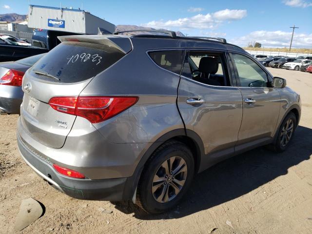 5XYZUDLB1EG192806 - 2014 HYUNDAI SANTA FE S GRAY photo 3