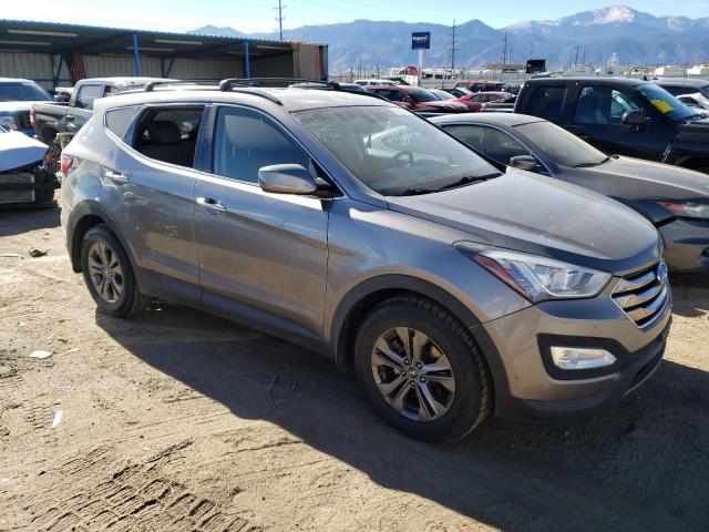 5XYZUDLB1EG192806 - 2014 HYUNDAI SANTA FE S GRAY photo 4