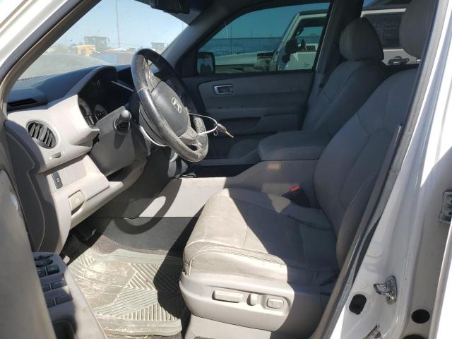 5FNYF48579B034699 - 2009 HONDA PILOT EXL WHITE photo 7