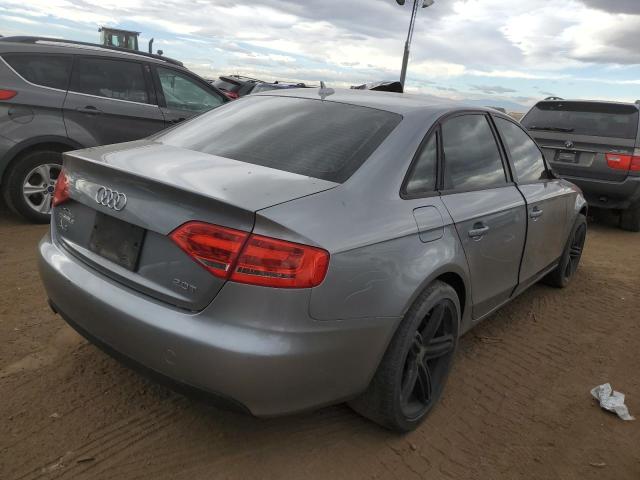 WAUAFAFLXAN044454 - 2010 AUDI A4 PREMIUM GRAY photo 3