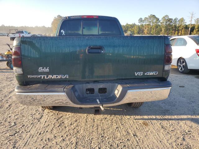 5TBBT4410YS096823 - 2000 TOYOTA TUNDRA ACCESS CAB GREEN photo 6