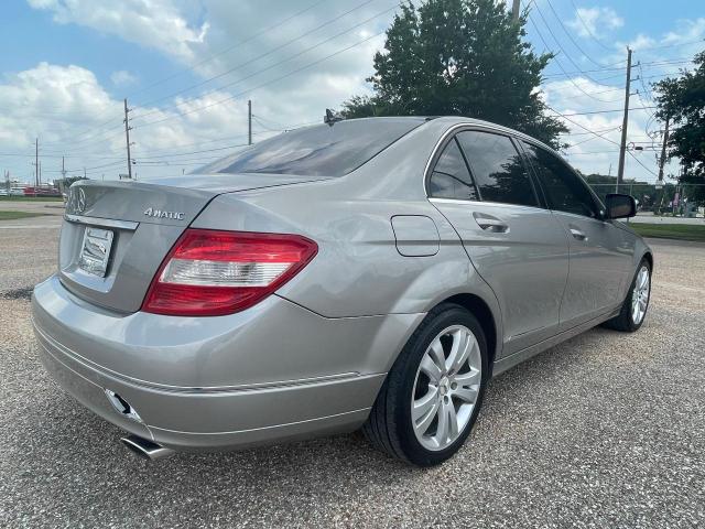 WDDGF81X39R079265 - 2009 MERCEDES-BENZ C 300 4MATIC BEIGE photo 4