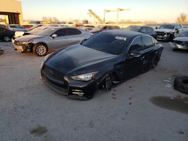 JN1BV7AP8EM692574 - 2014 INFINITI Q50 BASE BLACK photo 1