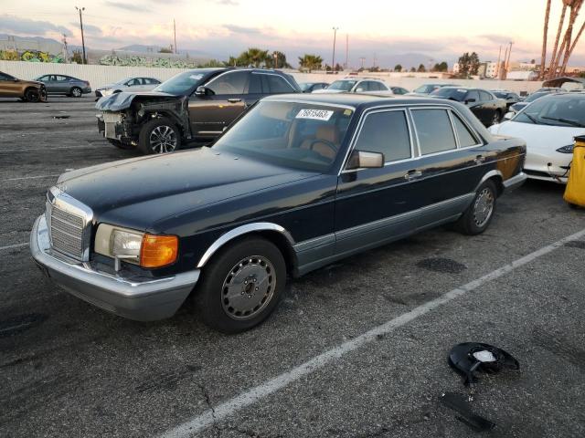 WDBCA35D1HA320049 - 1987 MERCEDES-BENZ 420 SEL BLUE photo 1