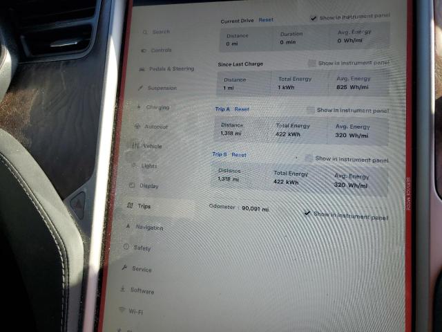 5YJSA1E23JF287097 - 2018 TESLA MODEL S BLUE photo 9