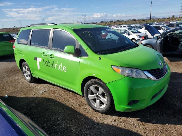 5TDKK3DC1ES445876 - 2014 TOYOTA SIENNA LE GREEN photo 4