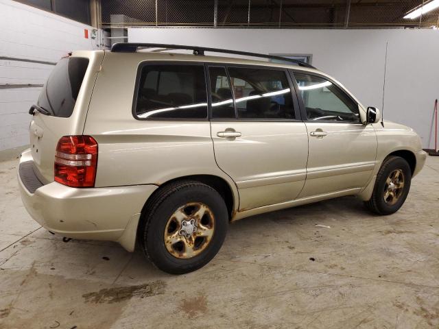 JTEGD21A030065811 - 2003 TOYOTA HIGHLANDER GOLD photo 3