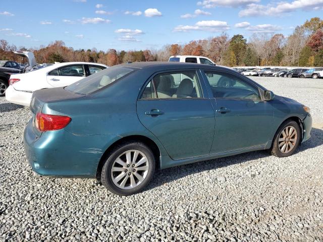 2T1BU40E59C189229 - 2009 TOYOTA COROLLA BASE GREEN photo 3