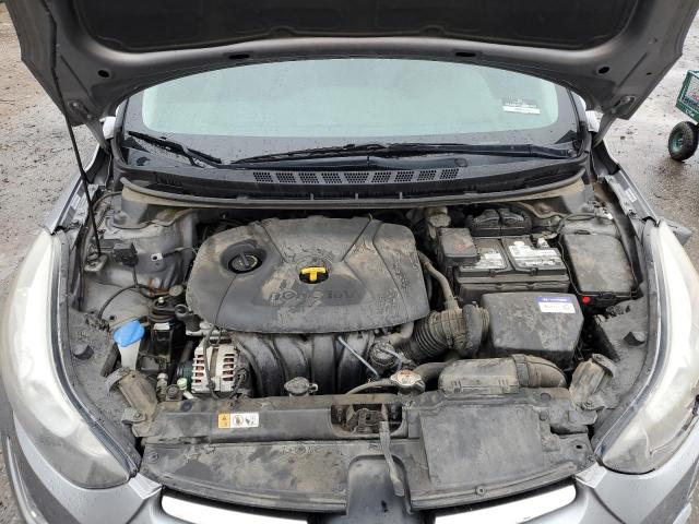 KMHDH4AE0FU381714 - 2015 HYUNDAI ELANTRA SE GRAY photo 11