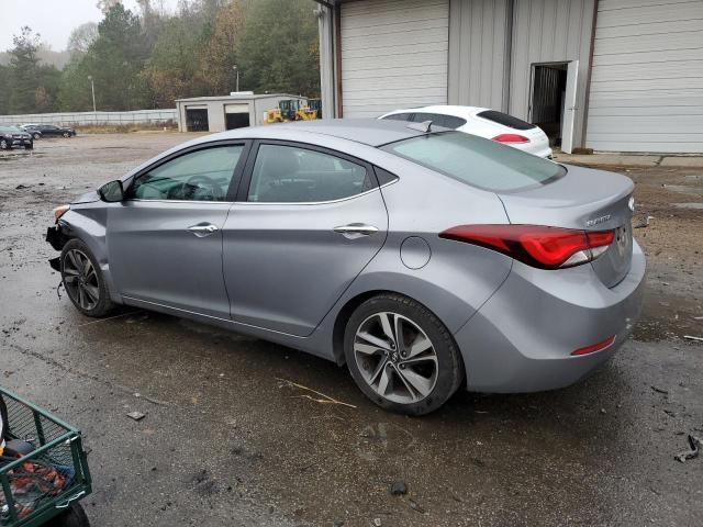 KMHDH4AE0FU381714 - 2015 HYUNDAI ELANTRA SE GRAY photo 2