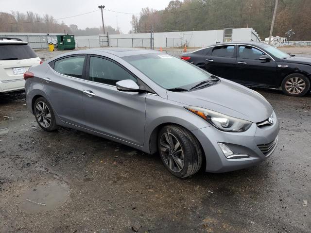 KMHDH4AE0FU381714 - 2015 HYUNDAI ELANTRA SE GRAY photo 4