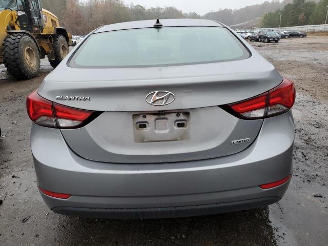 KMHDH4AE0FU381714 - 2015 HYUNDAI ELANTRA SE GRAY photo 6