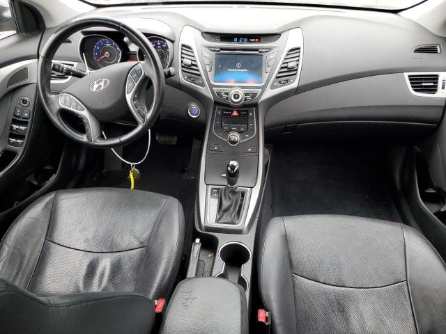 KMHDH4AE0FU381714 - 2015 HYUNDAI ELANTRA SE GRAY photo 8