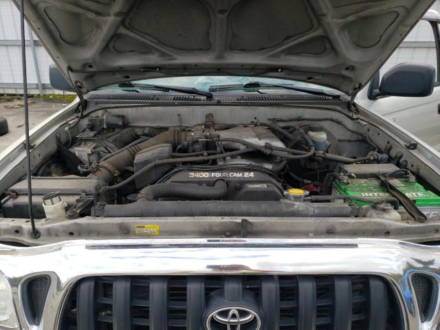 5TEWN72N14Z322455 - 2004 TOYOTA TACOMA XTRACAB SILVER photo 11