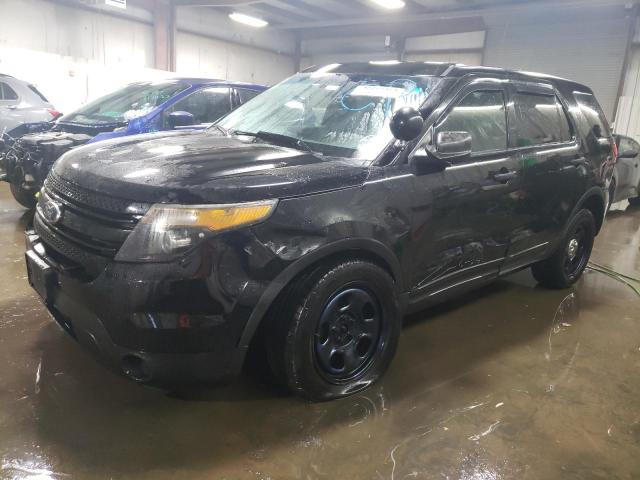1FM5K8AR4EGA91781 - 2014 FORD EXPLORER POLICE INTERCEPTOR Սև լուսանկար 1