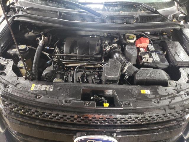 1FM5K8AR4EGA91781 - 2014 FORD EXPLORER POLICE INTERCEPTOR Սև լուսանկար 11