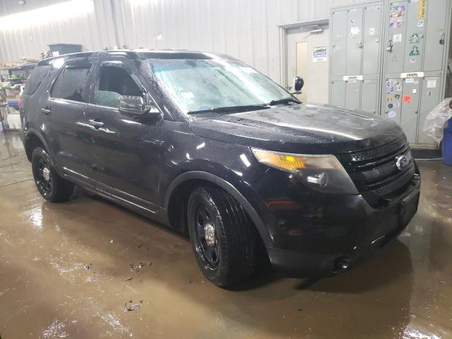 1FM5K8AR4EGA91781 - 2014 FORD EXPLORER POLICE INTERCEPTOR Սև լուսանկար 4