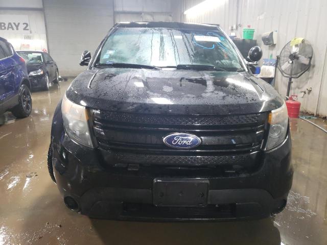 1FM5K8AR4EGA91781 - 2014 FORD EXPLORER POLICE INTERCEPTOR Սև լուսանկար 5