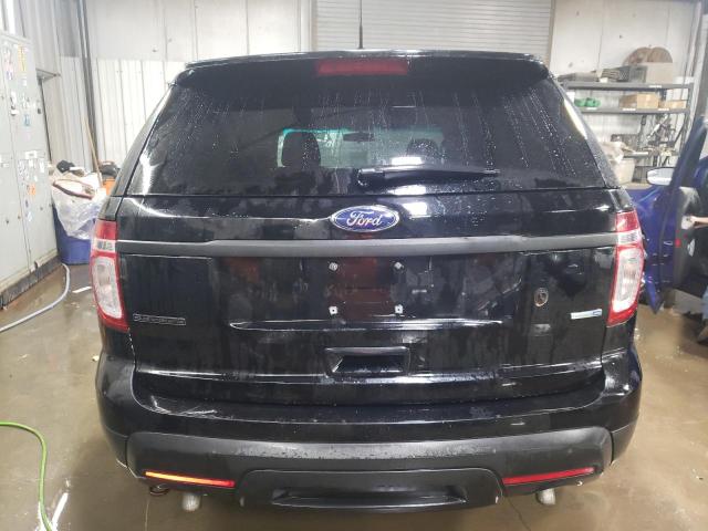 1FM5K8AR4EGA91781 - 2014 FORD EXPLORER POLICE INTERCEPTOR Սև լուսանկար 6