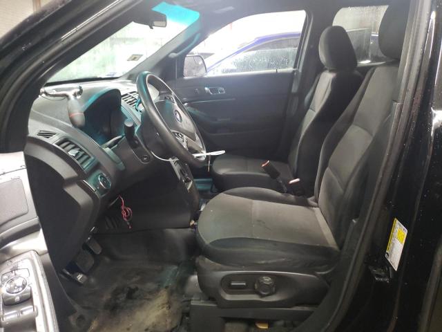 1FM5K8AR4EGA91781 - 2014 FORD EXPLORER POLICE INTERCEPTOR Սև լուսանկար 7