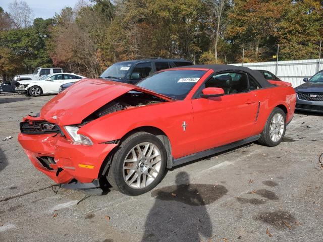 1ZVBP8EM6C5271552 - 2012 FORD MUSTANG RED photo 1