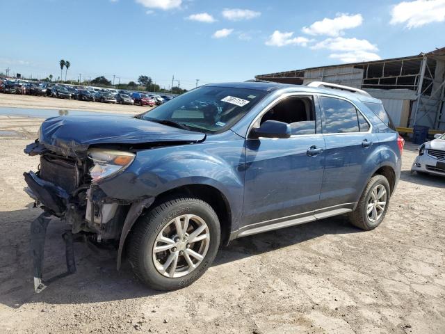 2GNALCEK7H6221824 - 2017 CHEVROLET EQUINOX LT BLUE photo 1