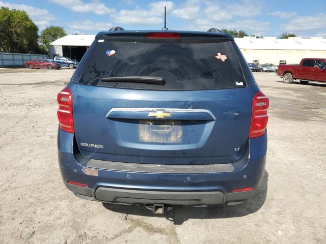 2GNALCEK7H6221824 - 2017 CHEVROLET EQUINOX LT BLUE photo 6