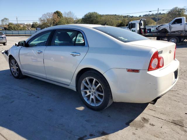 1G1ZE5E75BF380893 - 2011 CHEVROLET MALIBU LTZ WHITE photo 2