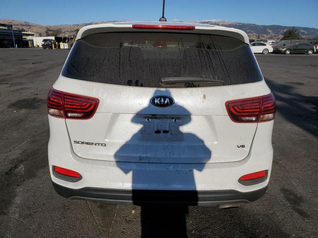 5XYPGDA55KG464278 - 2019 KIA SORENTO LX WHITE photo 6