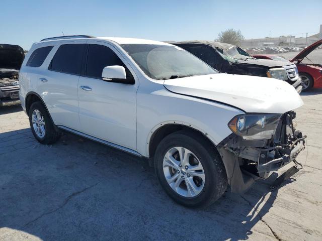 1C4RDJDG2DC664474 - 2013 DODGE DURANGO CREW WHITE photo 4