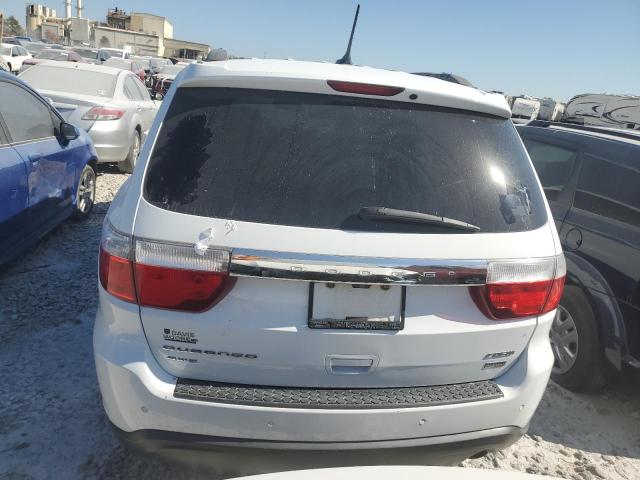 1C4RDJDG2DC664474 - 2013 DODGE DURANGO CREW WHITE photo 6