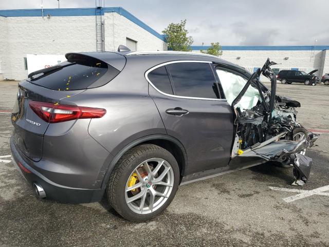 ZASFAKBN8J7B75947 - 2018 ALFA ROMEO STELVIO TI GRAY photo 3