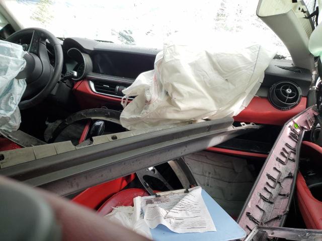 ZASFAKBN8J7B75947 - 2018 ALFA ROMEO STELVIO TI GRAY photo 8