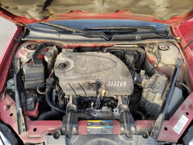 2G1WT55N089143107 - 2008 CHEVROLET IMPALA LT RED photo 11