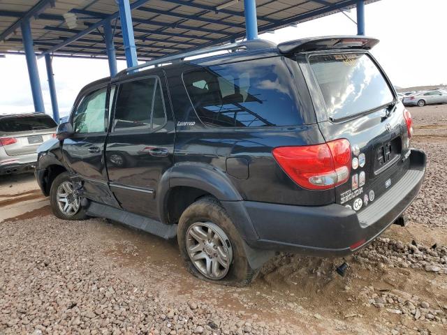 5TDBT48A06S263633 - 2006 TOYOTA SEQUOIA LIMITED BLACK photo 2