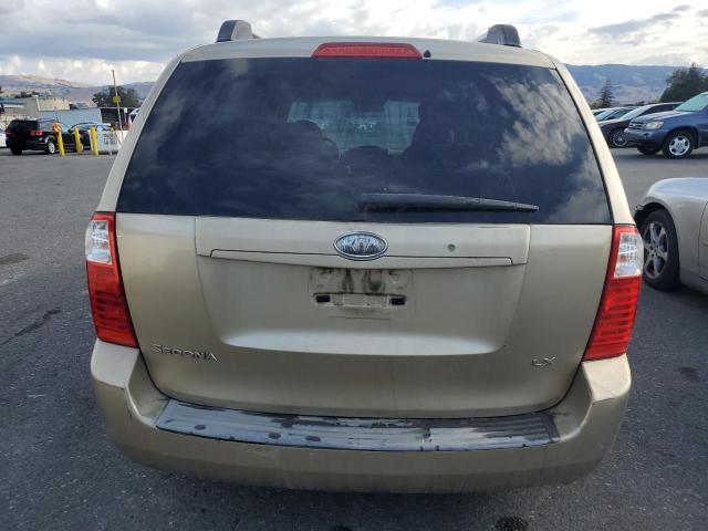 KNDMB233666076793 - 2006 KIA SEDONA EX GOLD photo 6