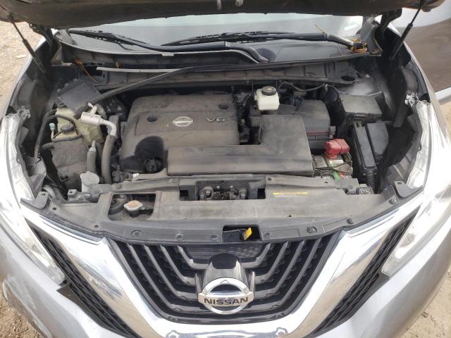 5N1AZ2MH8HN151233 - 2017 NISSAN MURANO S GRAY photo 12