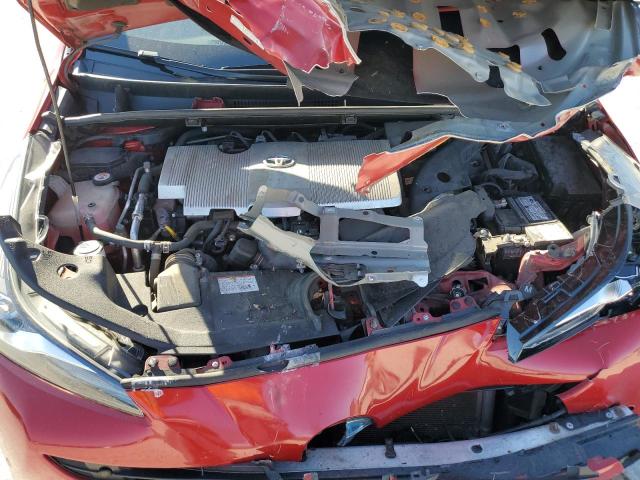 JTDL9RFU4L3018747 - 2020 TOYOTA PRIUS LE RED photo 11