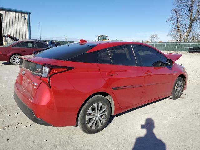 JTDL9RFU4L3018747 - 2020 TOYOTA PRIUS LE RED photo 3