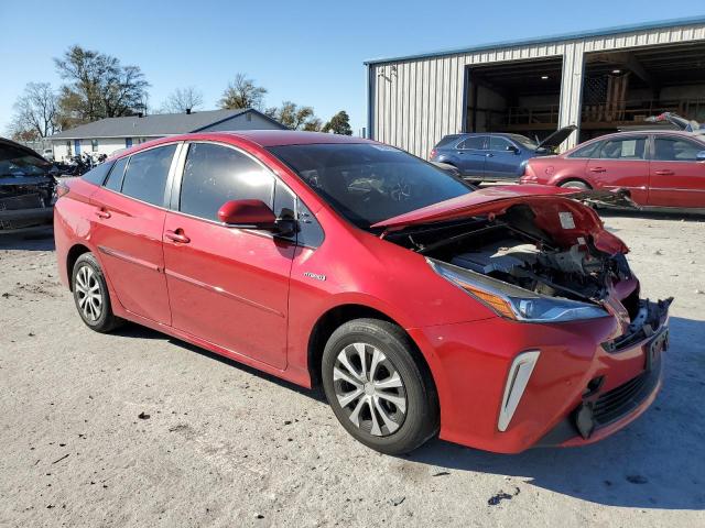 JTDL9RFU4L3018747 - 2020 TOYOTA PRIUS LE RED photo 4