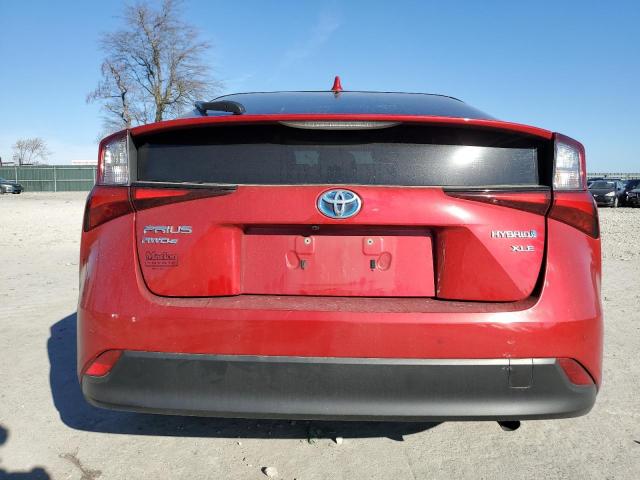 JTDL9RFU4L3018747 - 2020 TOYOTA PRIUS LE RED photo 6