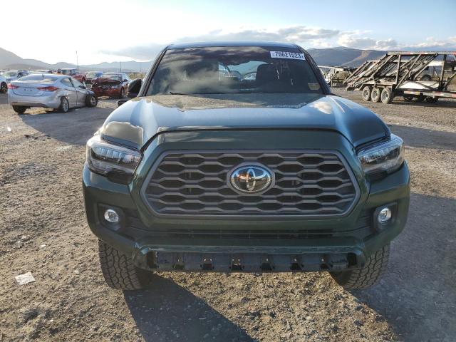 3TMAZ5CN7MM142816 - 2021 TOYOTA TACOMA DOUBLE CAB GREEN photo 5