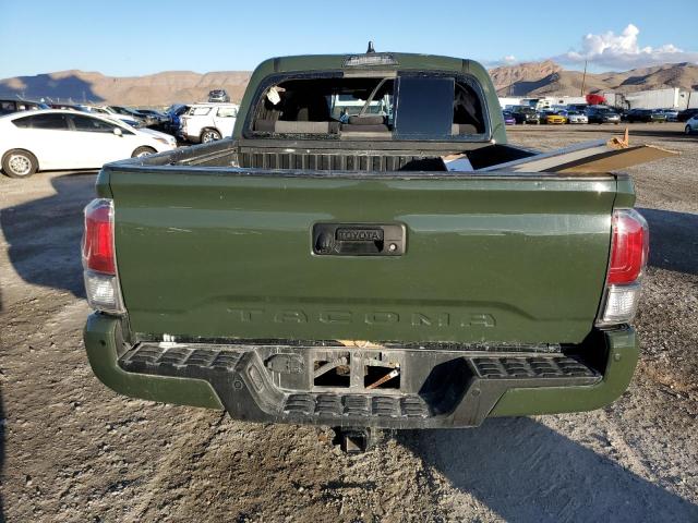 3TMAZ5CN7MM142816 - 2021 TOYOTA TACOMA DOUBLE CAB GREEN photo 6