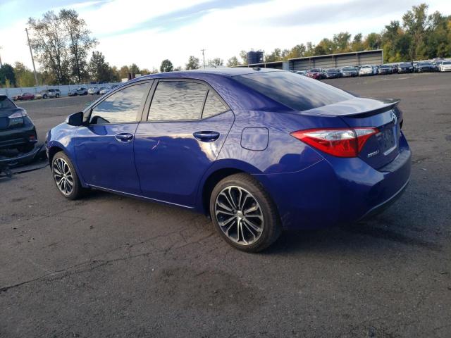 5YFBURHE7EP043300 - 2014 TOYOTA COROLLA L BLUE photo 2