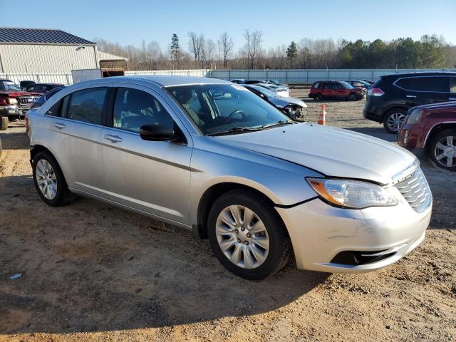 1C3CCBAB7CN281564 - 2012 CHRYSLER 200 LX SILVER photo 4